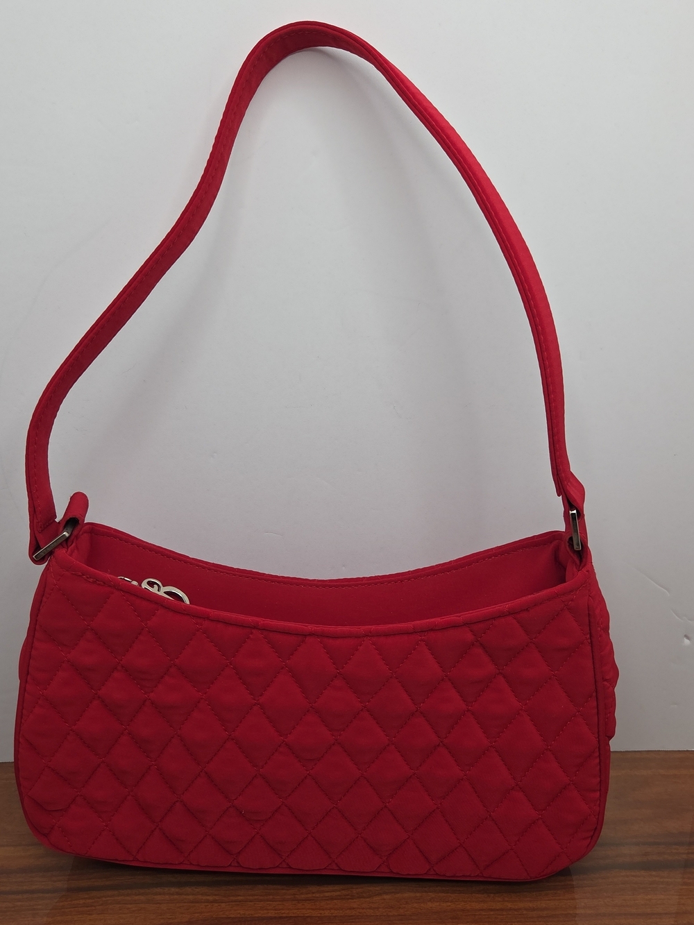 Vera Bradley Quilted Red Mini Shoulder Bag 11x6x2.5"